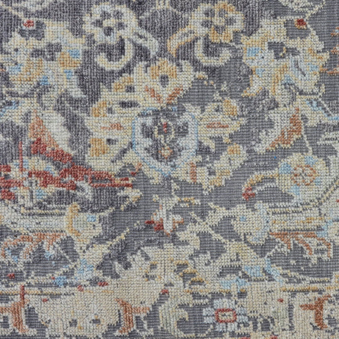 Saaj Traditional + Abstract Hand Knotted Multi Carpet