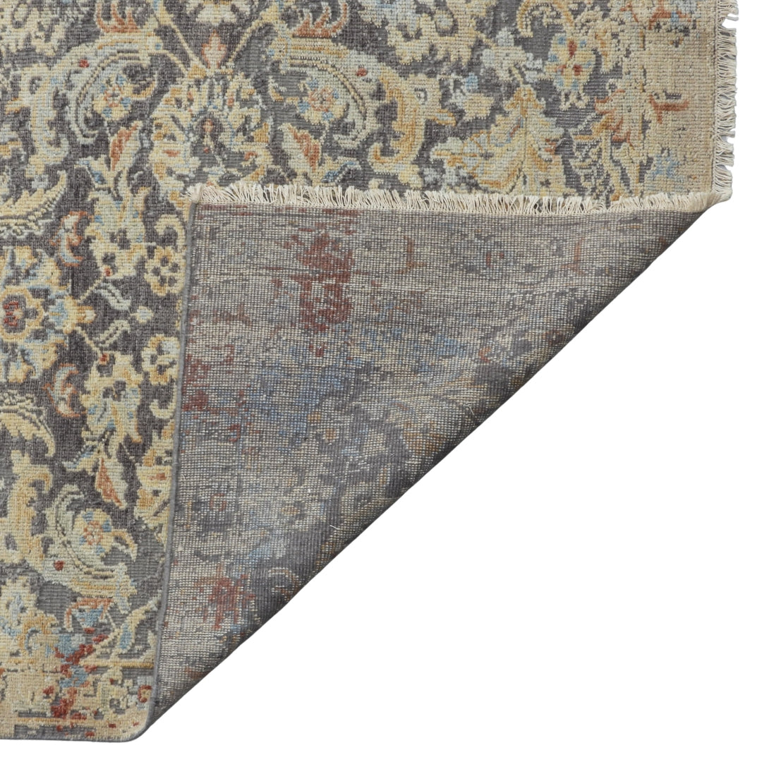Saaj Traditional + Abstract Hand Knotted Multi Carpet