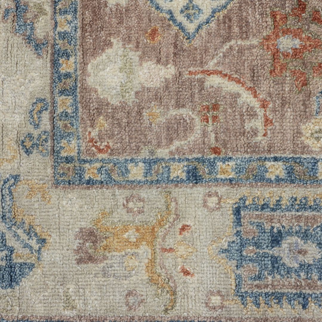 Viraaj Traditional Hand Knotted Orange Beige Carpet