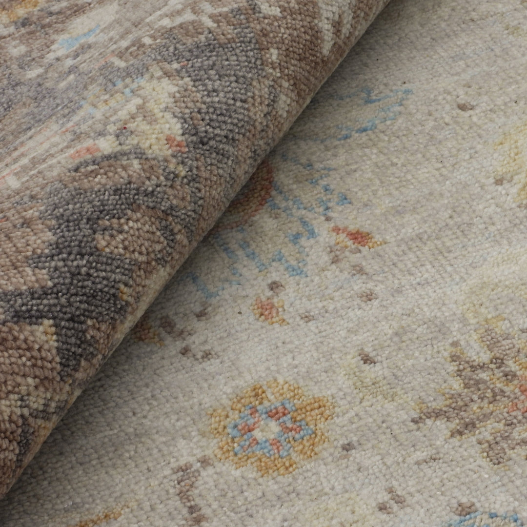 Saaj Traditional + Abstract Hand Knotted Multi Carpet