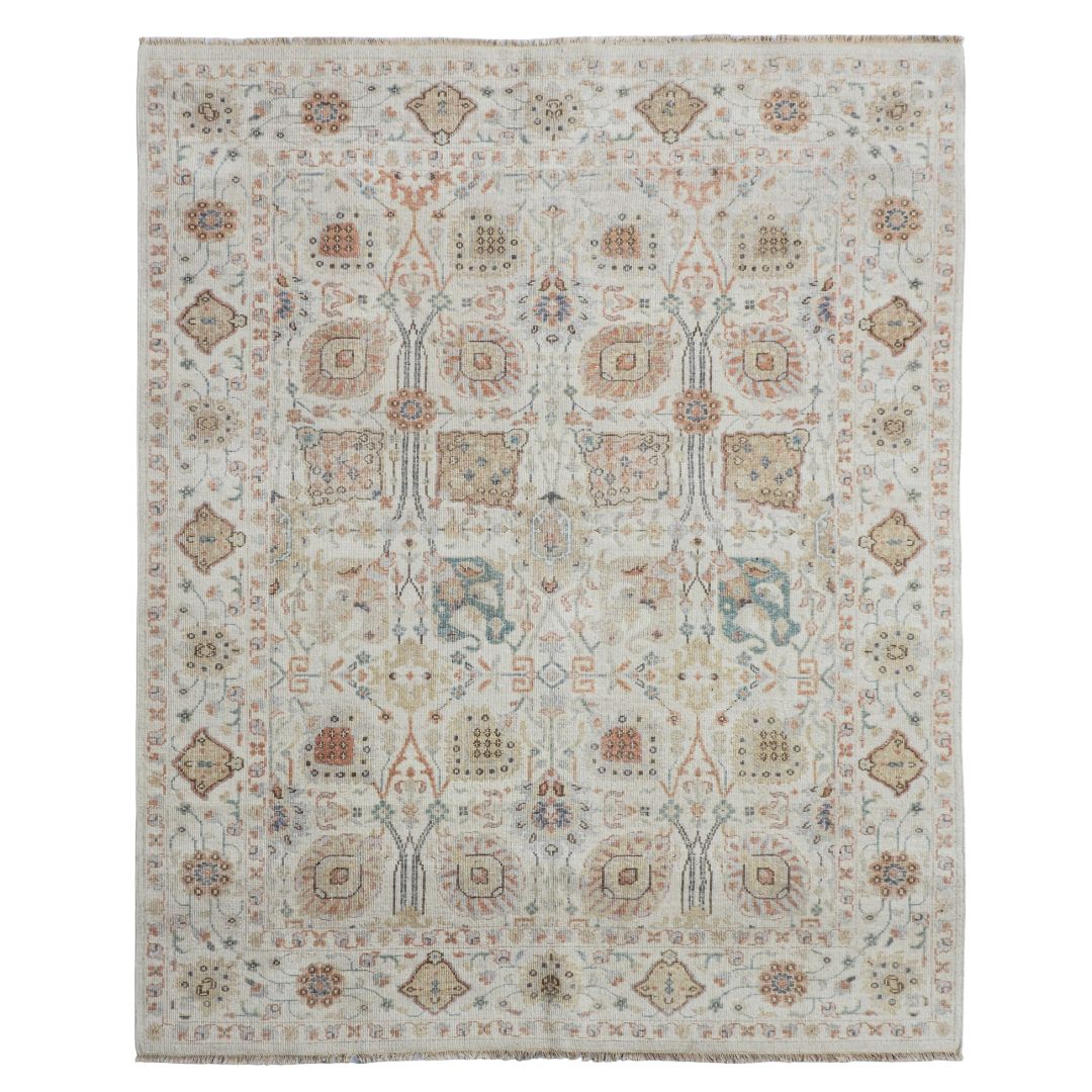 Viraaj Traditional Hand Knotted Beige Carpet